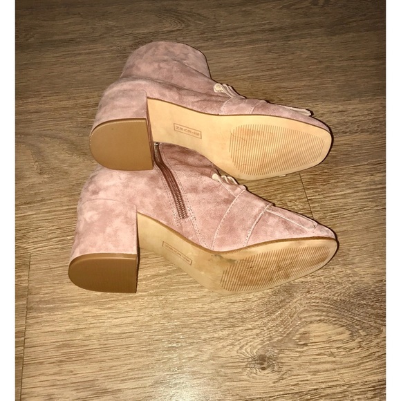 New Steven By Steve Madden Pink Suede Bootie - Picture 3 of 4